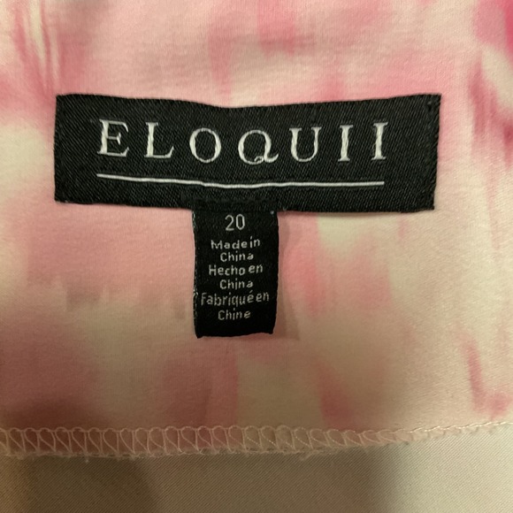 Eloquii‎ Womens Off Shoulder Bias Slip Dress Size 20W Pink Classic Drape Neck - Picture 12 of 14